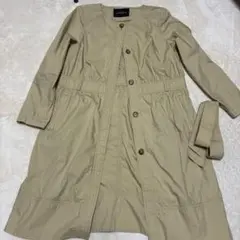 green label relaxing ノーカラーコート ベージュ38