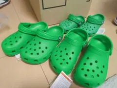emo様専用　crocs　サンダル　c11 グリーン