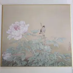 【真作】美品 日本画 田中松泉「瓢箪・雀」彩色 紙本 掛軸 鳥 横物 MA636 真作】美品 日本画 田中松泉「瓢箪・雀」彩色 紙本 掛軸 鳥 横
