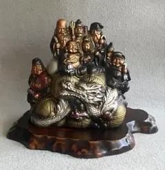 福禄寿 龍 陶器 置物 縁起物 - メルカリ