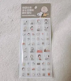 SNOOPY スヌーピー タイルシール ドロップブロックシール