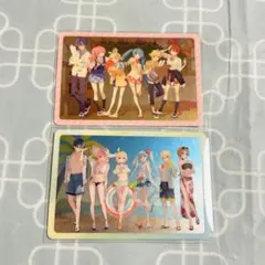 ウエハース　集合　カード