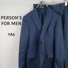 PERSONS' FOR MEN　セットアップ　スーツ　YA6　ネイビー