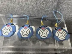 ガチャ ポケモン ぺたんこマスコットType：みず2 ニョロモ×4