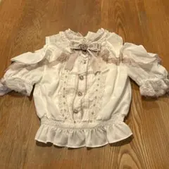 LIZLISA 肩あきフリルトップス