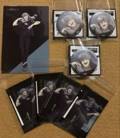 アニメーション 呪術廻戦展 真人 クリアカード ポストカード 缶バッジ