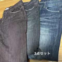 STNO OMR デニム スリムフィットパンツ　3点セット