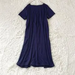 【未使用タグ付き】ONLISA オンリサ　ネイビー 半袖 カットソーワンピース