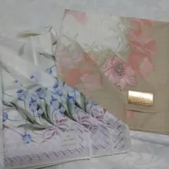 YUMI KATSURA、jun ashida 花柄 ハンカチ2枚セット　新品のサムネイル
