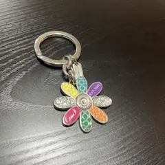 ゆ*こ様 【美品】【1月末破棄】【最終値下げ】コーチ　花　バックチャーム