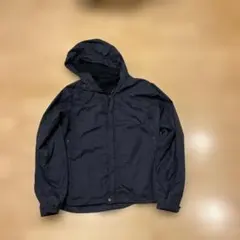 ネイビー フード付き マウンテンパーカー