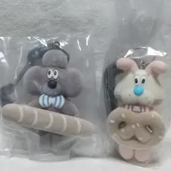ICCHI ファッションカラビナマスコットチャーム いぬ うさぎ ガチャ