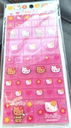 キティ　タイルシール　日焼け