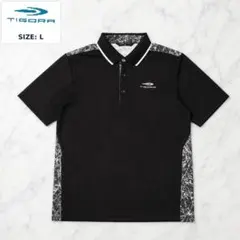【美品】 ティゴラ ゴルフウェアー ポロシャツ メンズ 半袖 トップス Ｌ