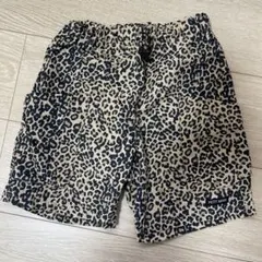 PETIT MAIN ヒョウ柄 ハーフパンツ110