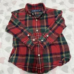Ralph Lauren チェック柄長袖シャツ 90cm