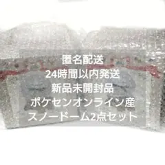 【未開封】2点 Pokémon Holiday Blessings スノードーム