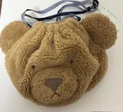 コクーニスト　くま 巾着 ポーチ　もこもこくま 小物入れのサムネイル