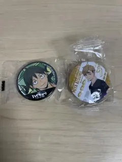 ハイキュー!! くら寿司 コラボ 缶バッジ 2種セット