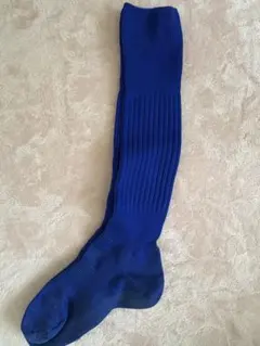 青いサッカーソックス 長め