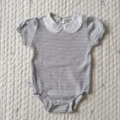バースデイ　コトリ　半袖ロンパース　80サイズ　刺繍