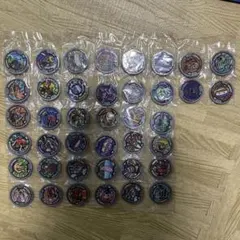 妖怪ウォッチ 妖怪メダル まとめ売り 40枚 グレー 灰色 未開封 銀色