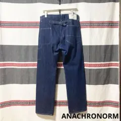 【名作】ANACHRONORM シンチパック付ビンテージデザインデニム 赤耳希少