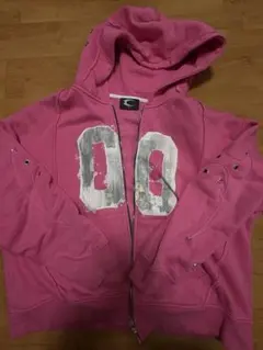 cozy world wide ピンクパーカー