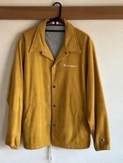 Champion コーデュロイ　コーチジャケット マスタード L
