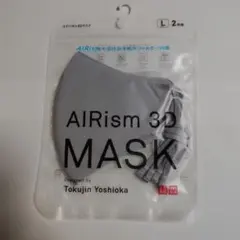 UNIQLO　AIRism 3DMASK　マスク　新品　Lサイズ　グレーのサムネイル