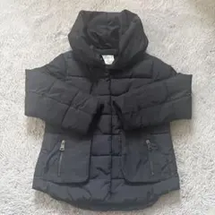 Zara Girls ブラックダウンコート 6/7