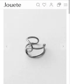 Jouete シルバー ツイストリング フリーサイズ