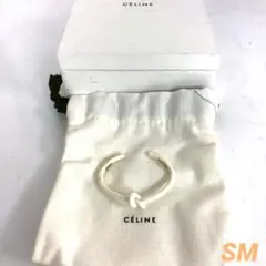 CELINE セリーヌ ノット エクストラシン ブレスレット ホワイト バングルのサムネイル