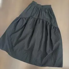 ふくれジャガード　ロングスカート　Mサイズのサムネイル