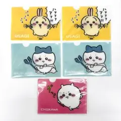 非売品 ちいかわマーケット販促 A6クリアファイル5枚