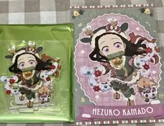 鬼滅の刃　竈門禰豆子クリスマス ufotable ポストカード　アクリルスタンド