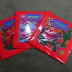 KENZO 花柄ハンカチ 3枚セット
