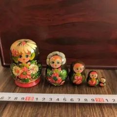 木製マトリョーシカ 5個セット