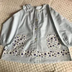 園児スモック 120ハンドメイドお弁当袋コップ入れセット