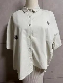 MELANGE コットンシャツ