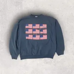 90s ヴィンテージ USA製 スウェット XLサイズ ブルーのサムネイル