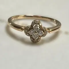 最終値下げ！！K18 花モチーフ リング 楽天市場】【Fleur Ring】K10/K18/Pt900 ダイヤモンド 花