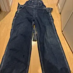 Lee ダークデニム オーバーオール