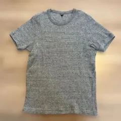 グレー無地Tシャツ Mサイズ ワッフルTシャツ