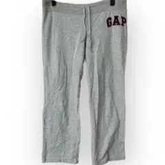 【S】GAP グレー スウェットパンツ　アレンジ　リメイク　スポーツ　ジム