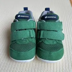 ムーンスター　ベビーシューズ　スニーカー　グリーン　13.0cm