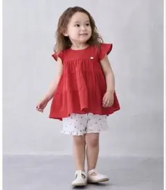 新品　プティマイン　【プティプラ】フリルショートパンツ　110cm