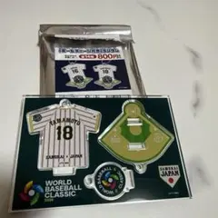 侍ジャパン 山本 18 番 ユニフォームピンバッジセット
