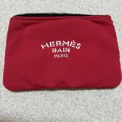 HERMES BAIN ポーチ レッドのサムネイル