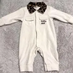 【ベビー服】BABYDOLL ヒョウ柄ロンパース
